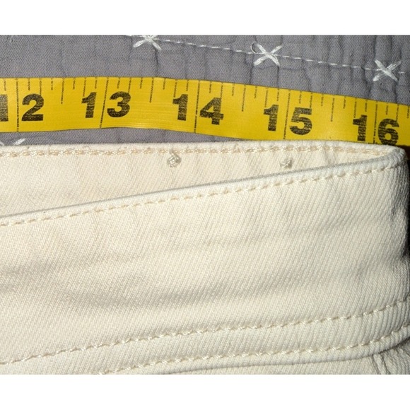 Pilcro & the Letterpress Anthropologie Embroidered Slim Boyfriend Jeans 32x28 - Picture 6 of 7